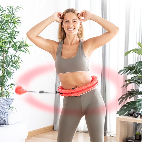 Justerbar Smart Fitness Hoop med vikt Fittehoop InnovaGoods_1