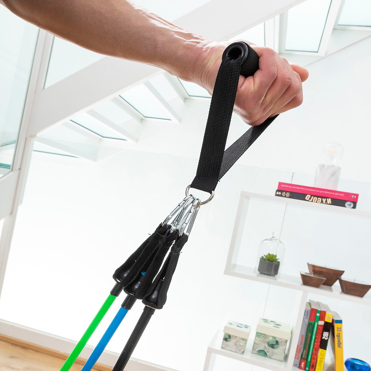 Set of Resistance Bands with Accessories and Exercise Guide Tribainer InnovaGoods (pack of 3)_26