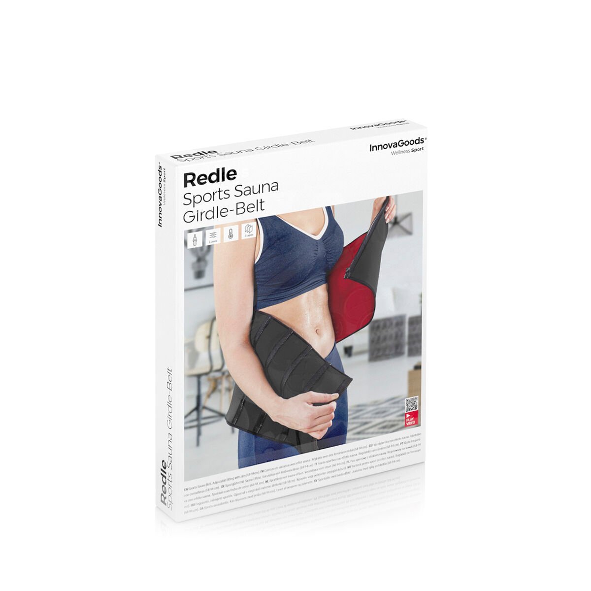 Sports Slimming Belt with Sauna Effect Redle InnovaGoods_38
