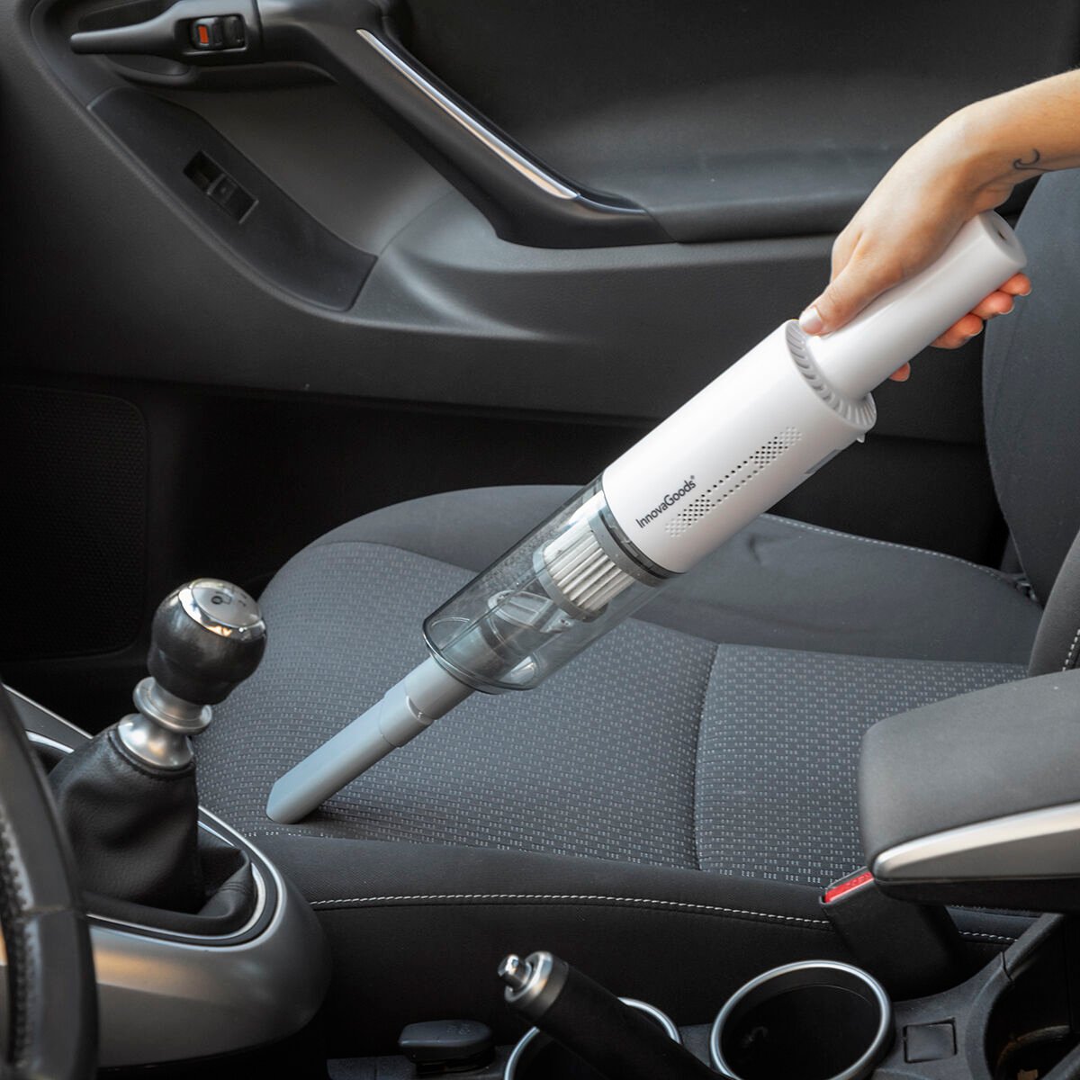 Rechargeable Handheld Vacuum Cleaner with 3 Accessories Hancuum InnovaGoods_34