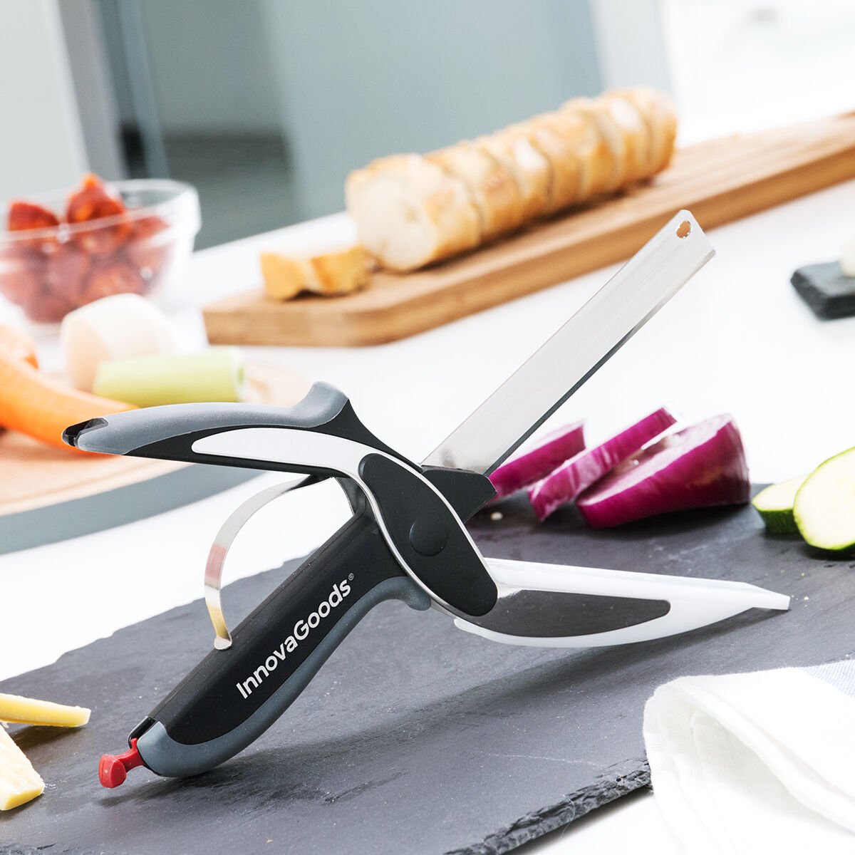 InnovaGoods Kitchen Knife-Scissors_12