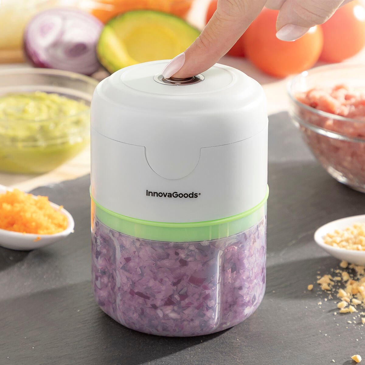 Rechargeable Portable Mini Chopper Echoppie InnovaGoods_3