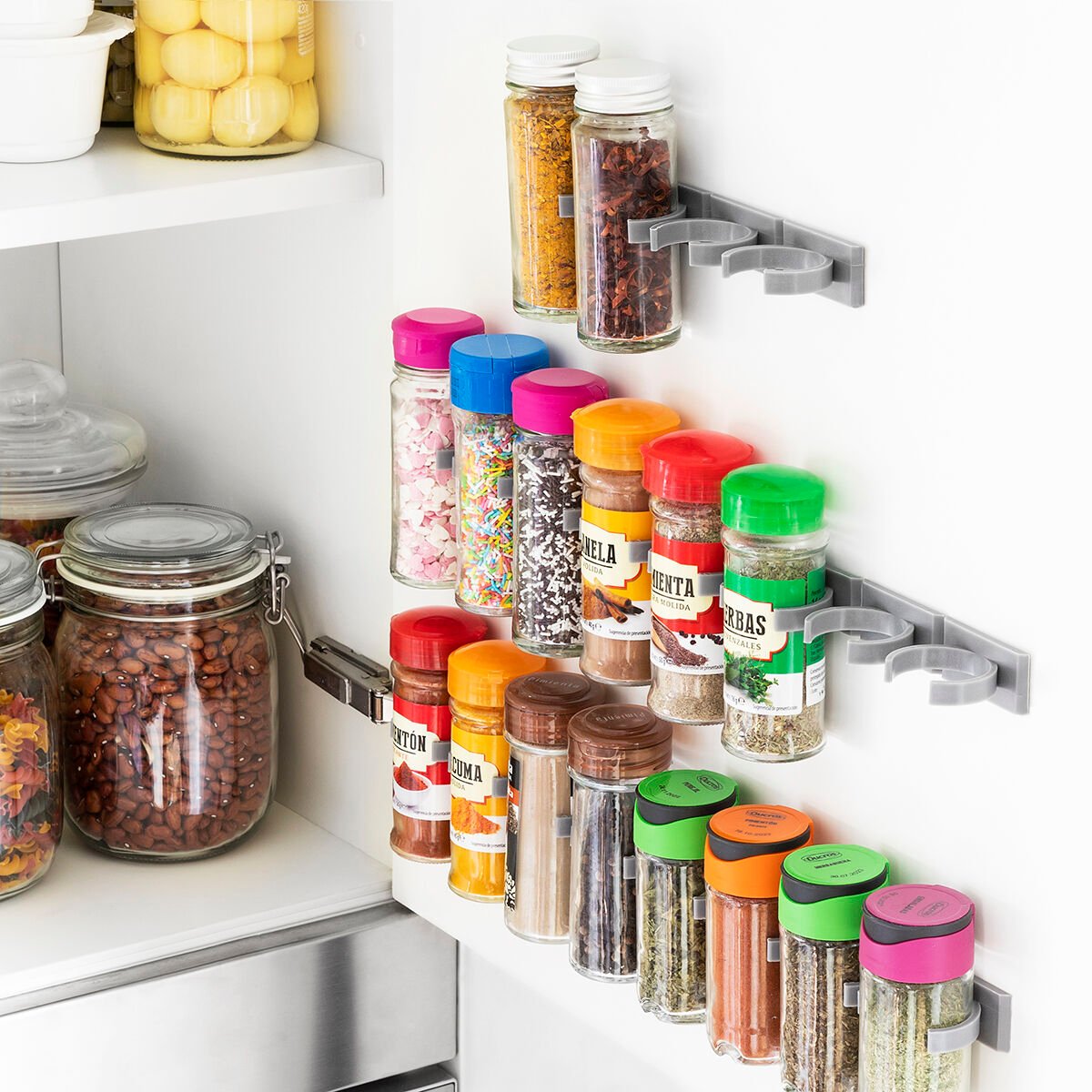 Adhesive and Divisible Spice Organiser Jarlock x20 InnovaGoods_2