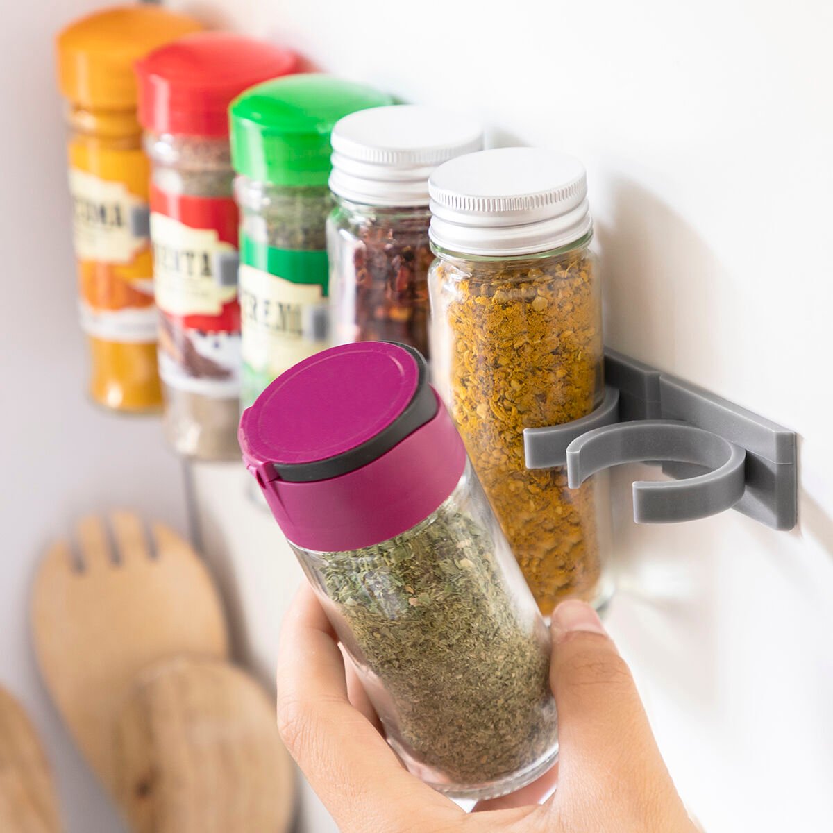 Adhesive and Divisible Spice Organiser Jarlock x20 InnovaGoods_5