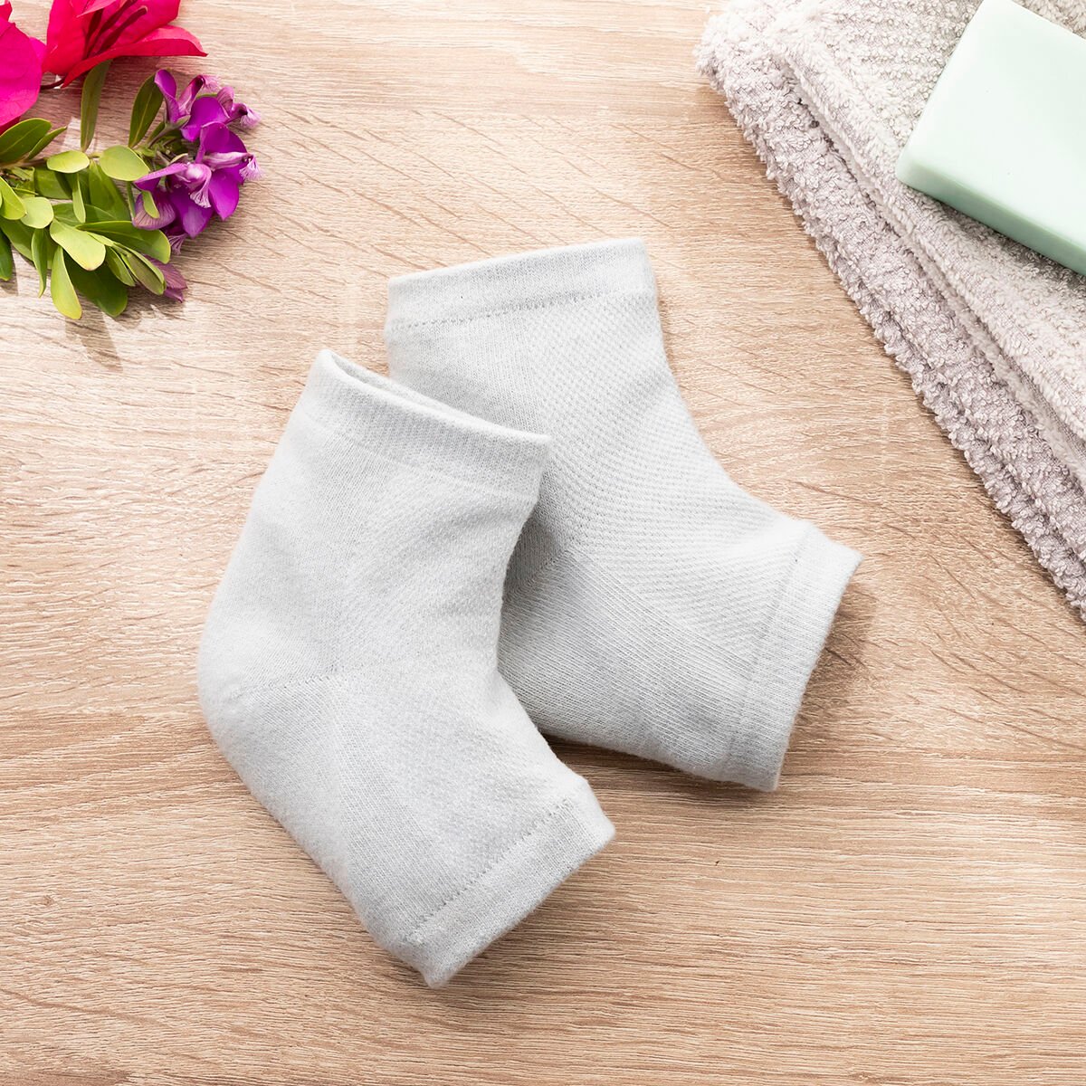 Moisturising Socks with Gel Cushioning and Natural Oils Relocks InnovaGoods_44