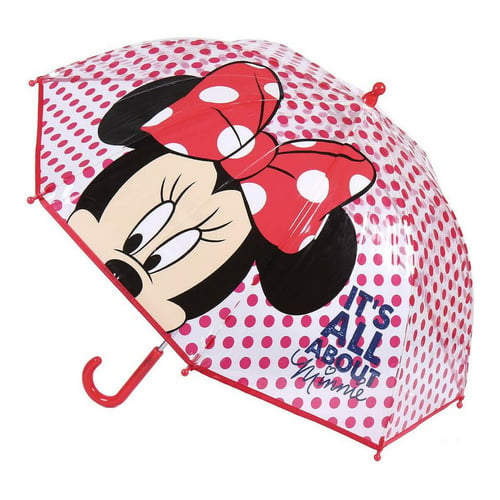 Paraply Minnie Mouse Rød (Ø 71 cm)_0