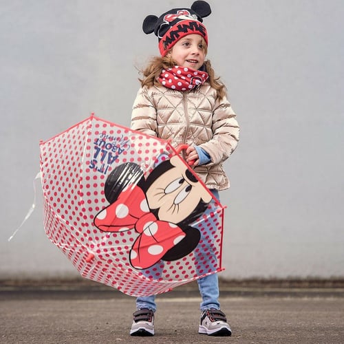 Paraply Minnie Mouse Rød (Ø 71 cm)_5