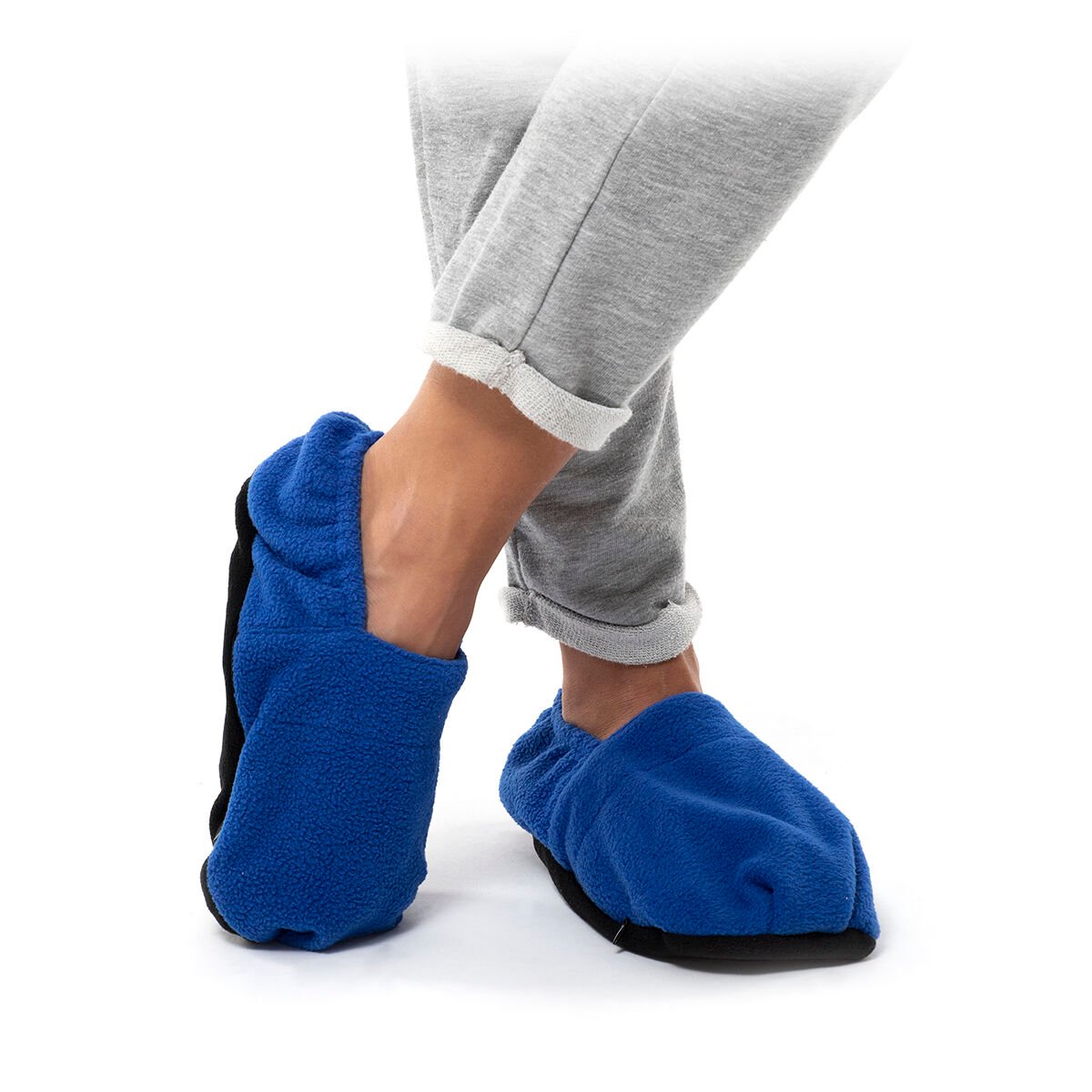 Microwavable Heated Slippers InnovaGoods Blue_33