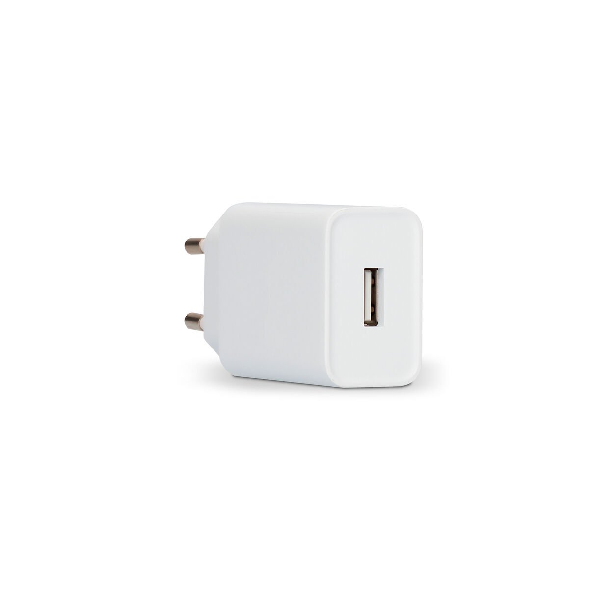 Wall Charger + MFI Certified Lightning Cable KSIX 2.4A USB iPhone White_12