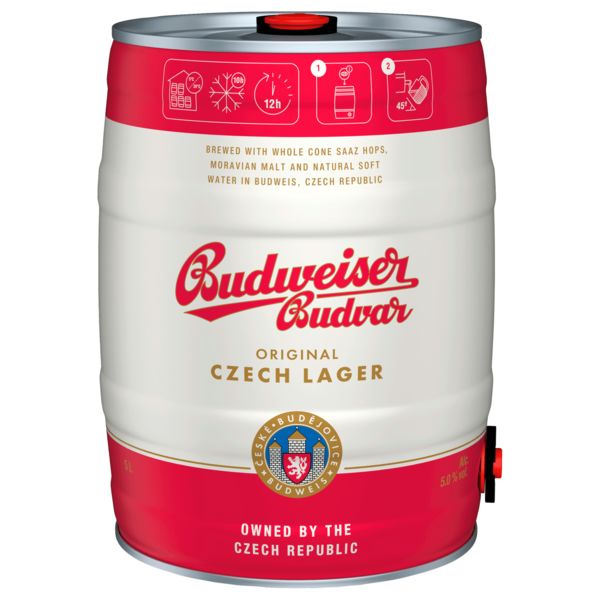 Budweiser Budvar Festfad 5% 5l_0