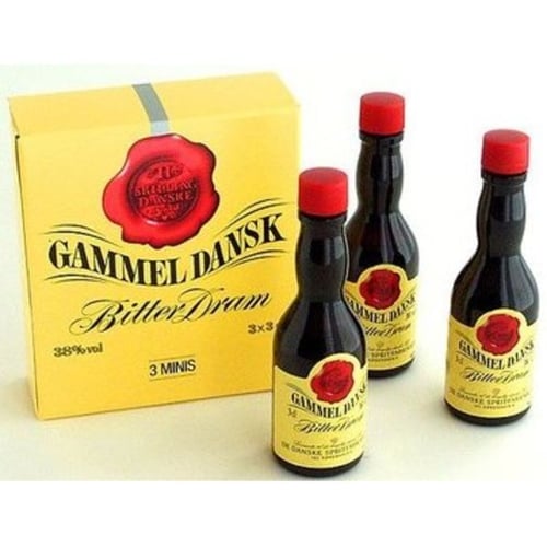 Gammel Dansk Bitter 38% 3x0,03l - picture