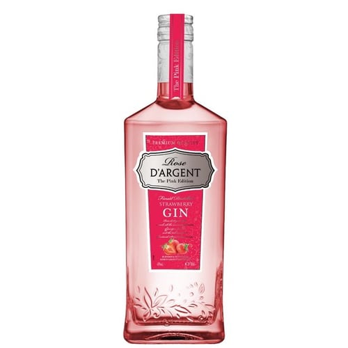Rose d'Argent The Pink Edition Strawberry Gin 40% 0,7l_0