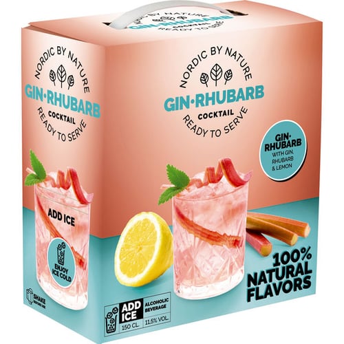 Nordic by Nature Gin Rabarber 11,5% 1,50l_0