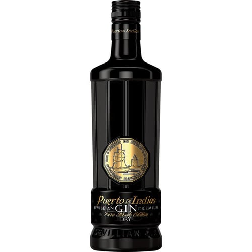 Puerto de Indias Gin Pure Black Edition 40% 0,7l - picture