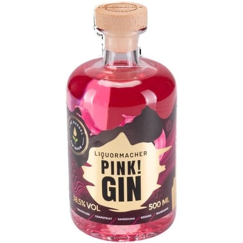 LiquorMacher Pink! Gin 38,5% 0,5l - picture
