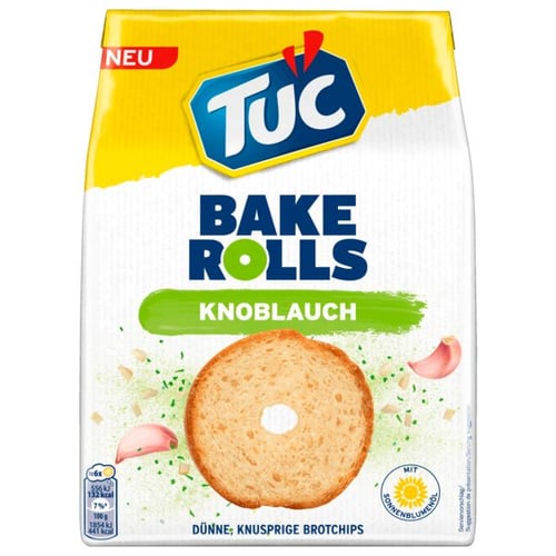 <div>Tuc Bake Rolls Garlic 150g</div> - picture