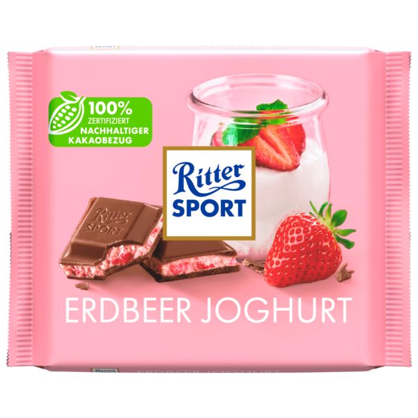 Ritter Sport Strawberry Yogurt 100g_0