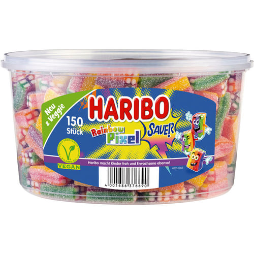 Haribo Rainbow Pixel Vegan 150 St 1,2kg - picture
