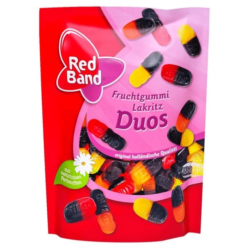 Red Band Vingummi Lakrids Duos 200g - picture