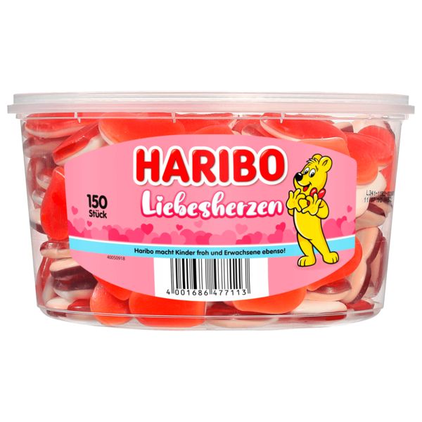 Haribo Love Hearts 150 pcs 1,2kg_0