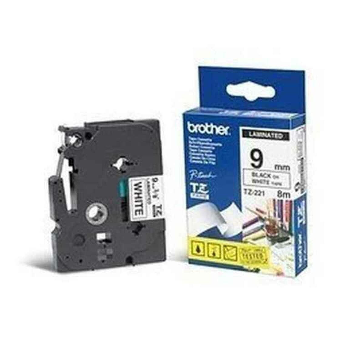 "Laminated Tape for Labelling Machines Brother TZE221              "_1