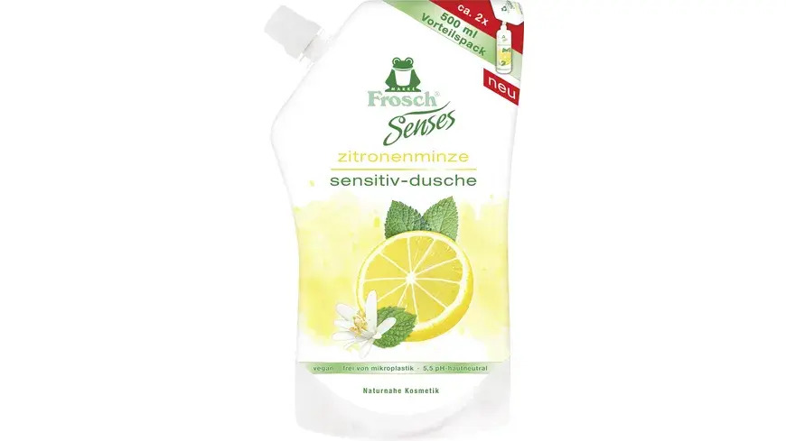 Frosch Senses Shower Gel Lemon Mint Refill Pack 500ml_0