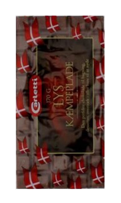 Carletti Kæmpeplade Lys 170 g_0