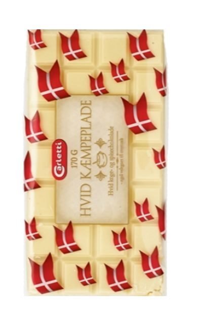 Carletti Kæmpeplade Hvid 170 g_0