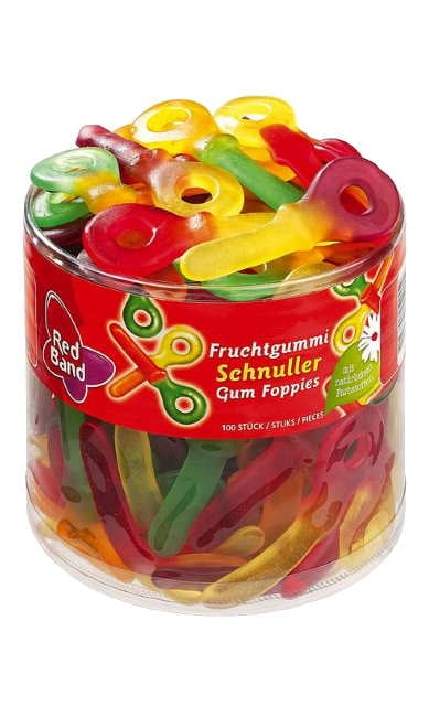 Red Band Fruchtgummi Schnuller 100stk_0