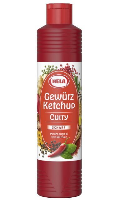 Hela Karry Ketchup Hot 800ml_0