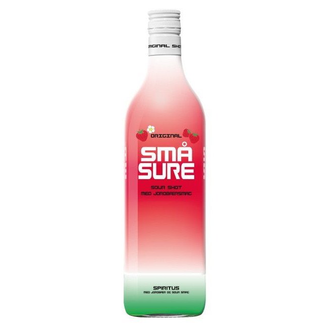 Små Sure Jordbær 16,4% 1l_0