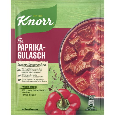 Knorr Fix Paprika-Gulasch 48 g - picture