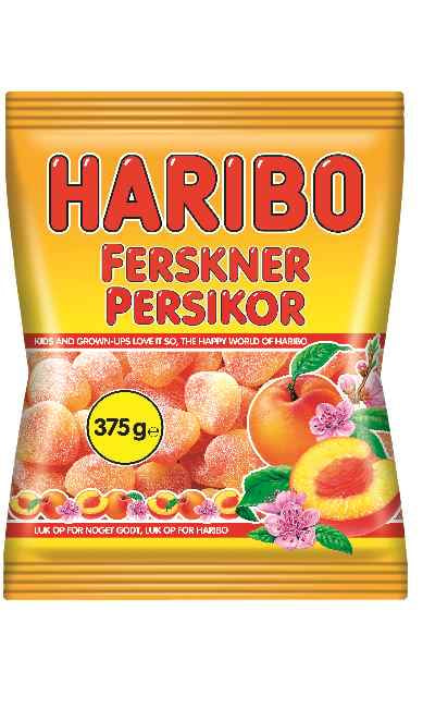 Haribo Ferskner/Persikor 375g_0