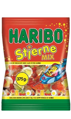 Haribo Stjerne Mix 375G - picture