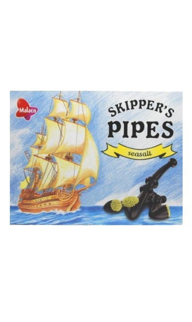 Malaco Skippers Pipes Sea Salt 340g_0