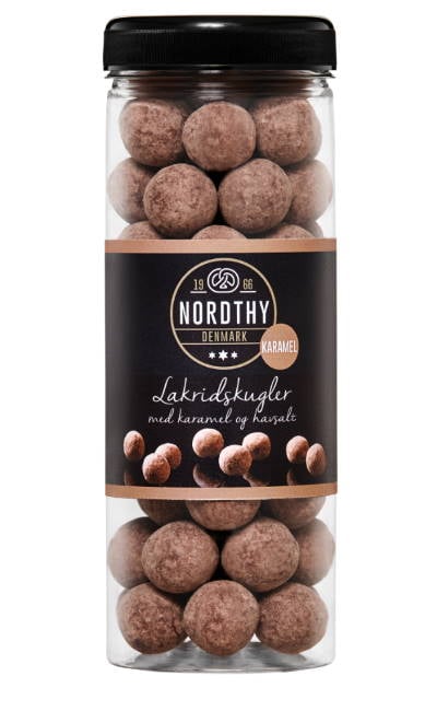 Nordthy Lakridskugler Karamel-Havsalt 300g_0