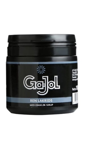 Gajol Cupholder Ren lakrids 100g_0