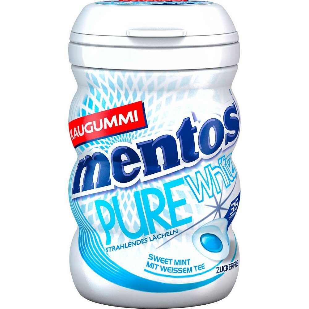 Mentos Gum Pure White 70g_0