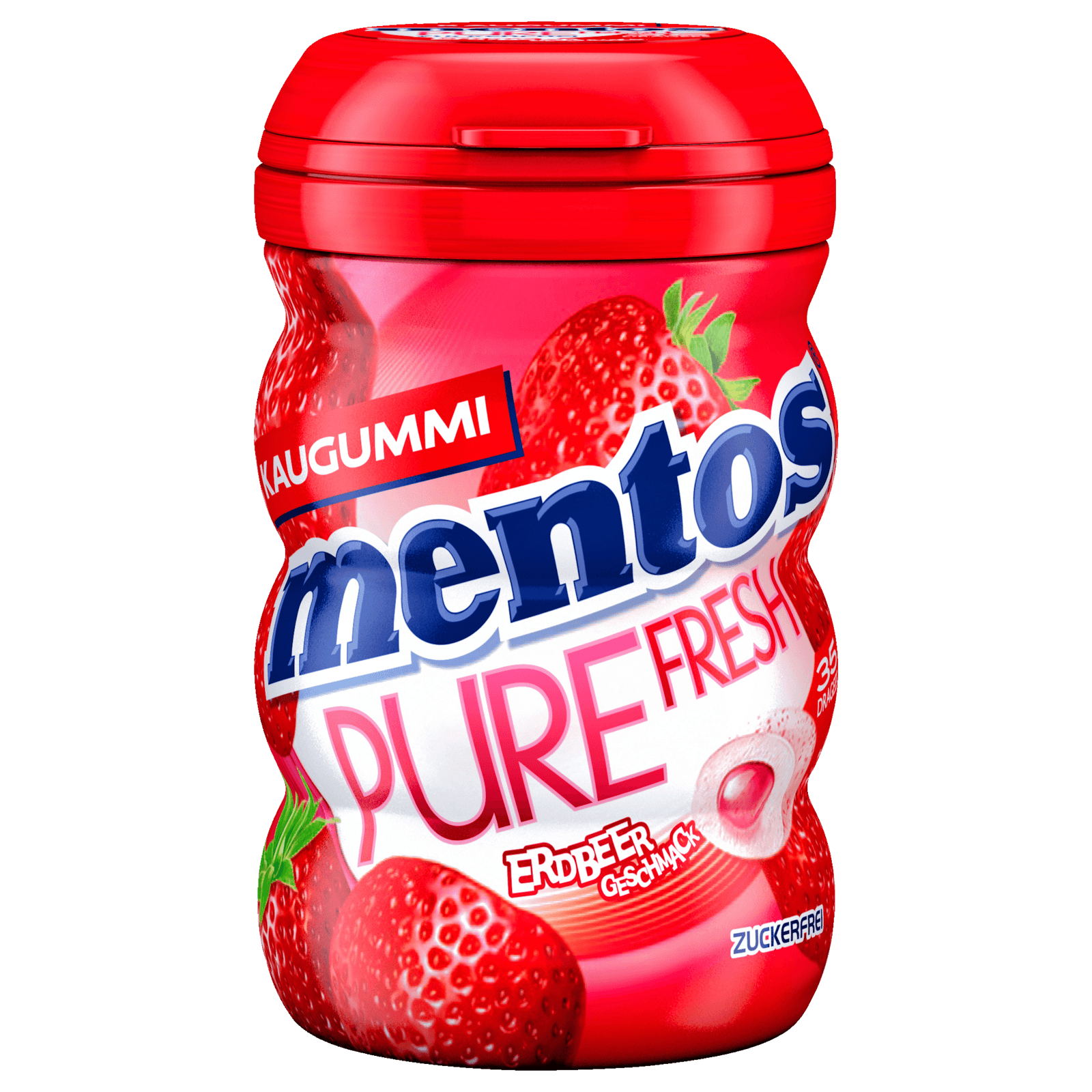 Mentos Gum Pure Fresh Jordbæ 70g_0
