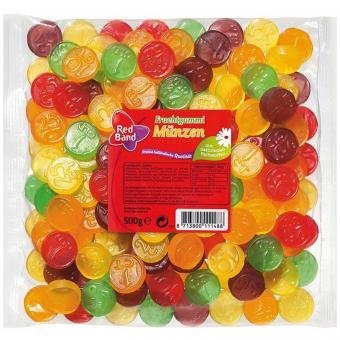 Red Band Fruchtgummi Münzen 500g_1