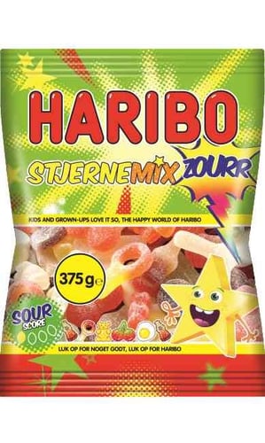 Haribo Stjernemix Zourr 375g_1