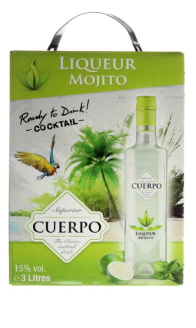 Cuerpo Mojito 15% BiB 3l_0