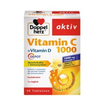Doppelherz Vitamin C 1000 30stk_0