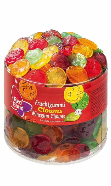 Red Band Fruchtgummi Clowns 300g_0
