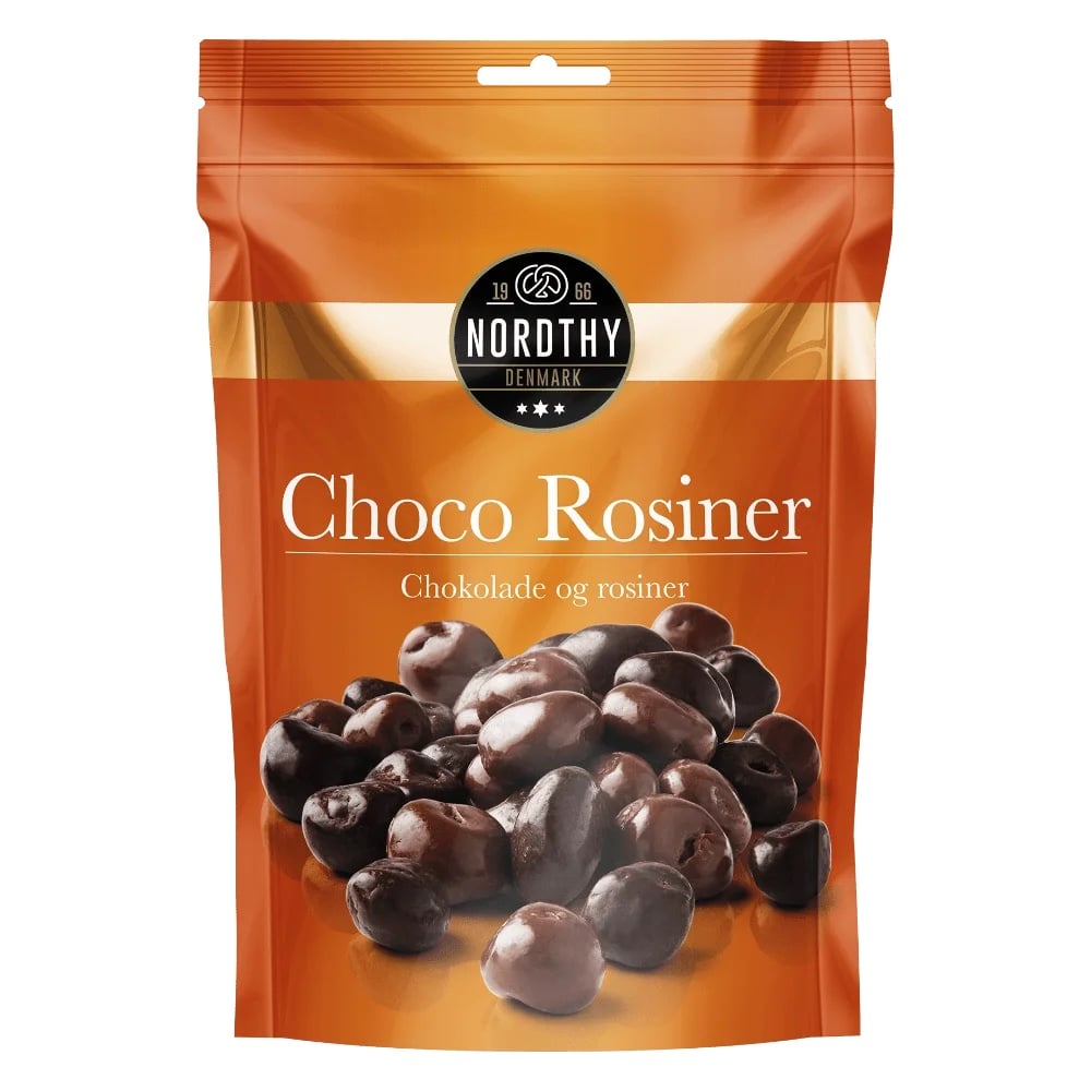 Nordthy Choko Raisins 125g_0