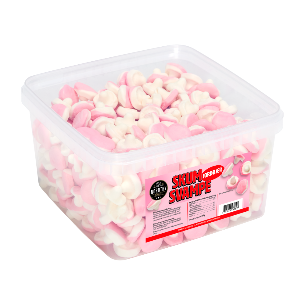 Nordthy Jordbær Svampe 800 g_0