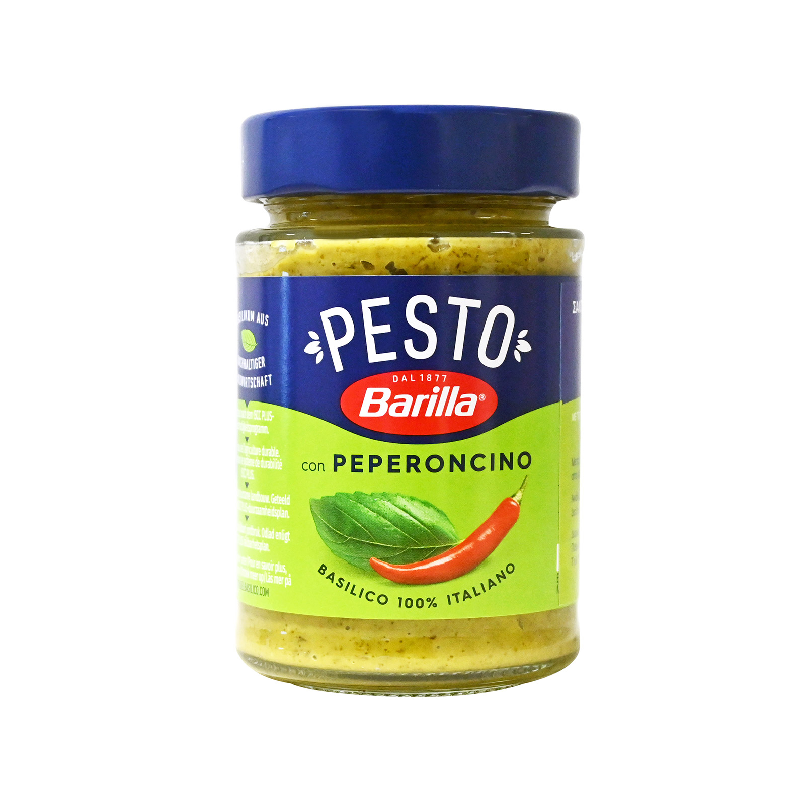 Barilla Pesto Basilico Peperoncino 195g_0