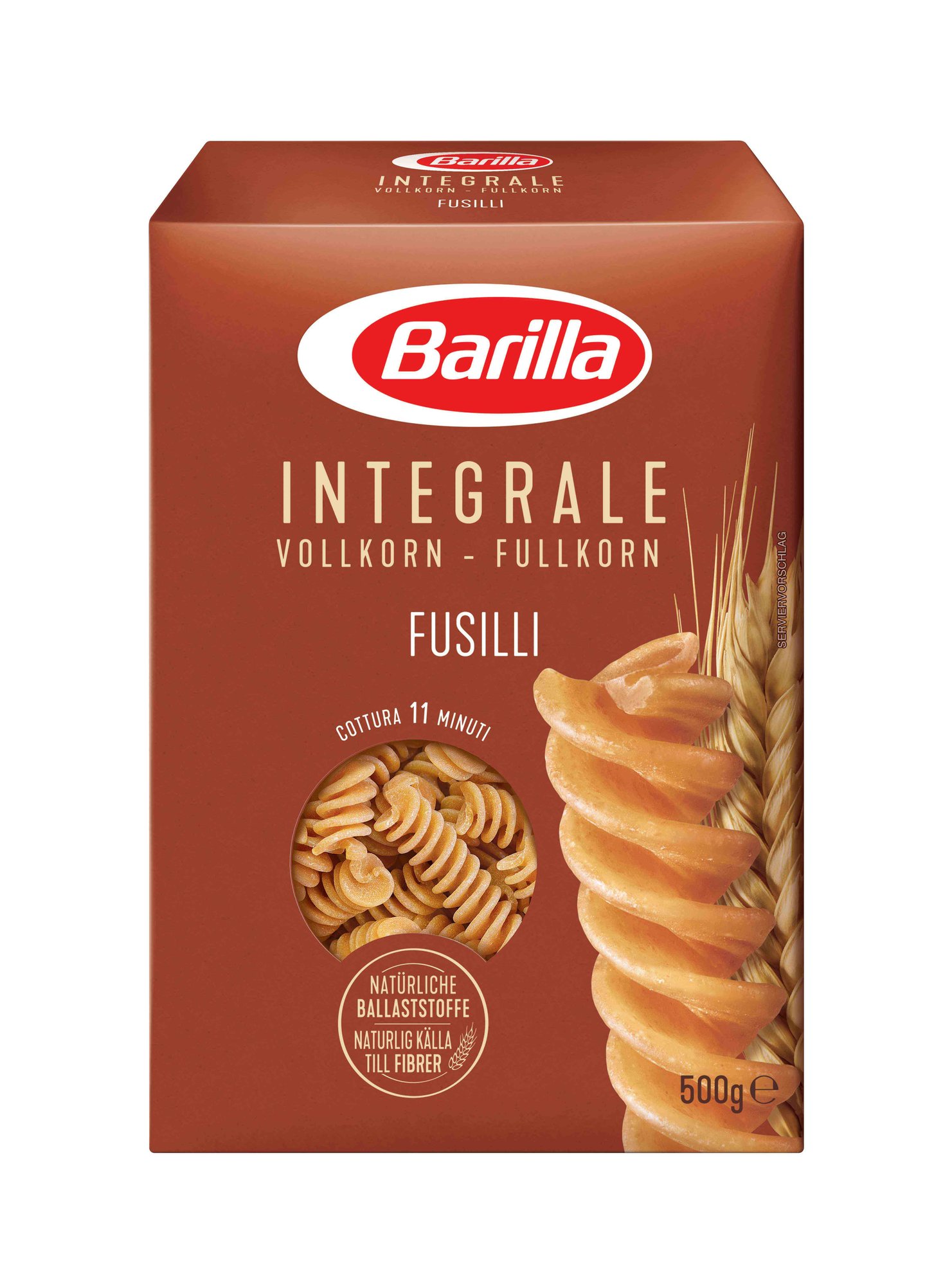 Barilla Fusilli Integrale 500g_0