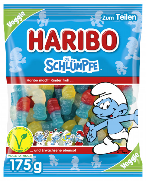 Haribo Smurfs Vegetarian 175g_0