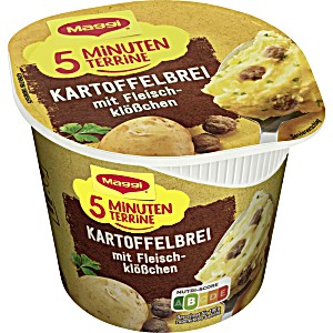 Maggi 5 Minuten Terrine Mashed Potatoes with Meatballs 46g_0